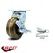 Service Caster 5 Inch High Temp Phenolic Caster with Roller Bearing and Brake/Swivel Lock SCC SCC-30CS520-PHRHT-TLB-BSL - alternate 4